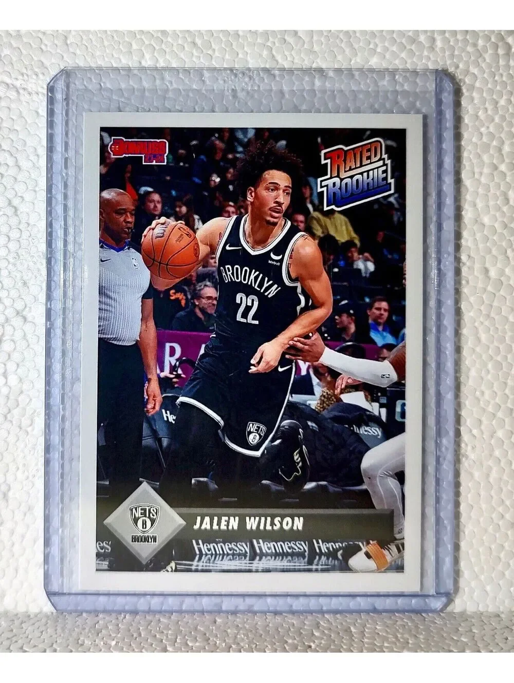 Jalen Wilson 2023-24 Panini NBA #28 Rated Rookie Retro Card Brooklyn Nets 1/715